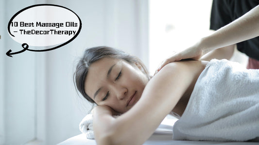 Massage with all-natural essential oils sold by TheDecorTherapy.