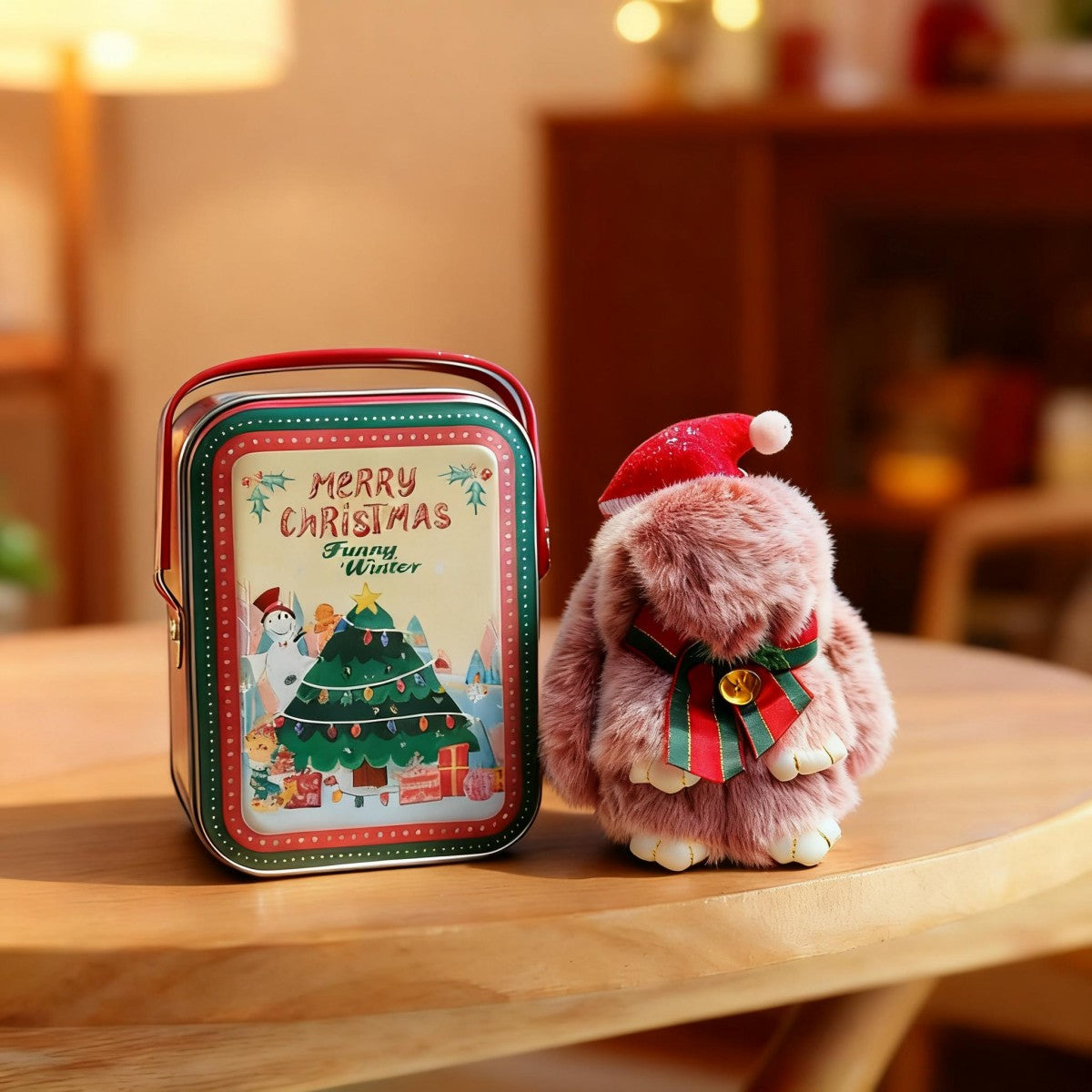 Meet your new favorite accessory โ our handmade plush bunny keychain! ๐ฐ