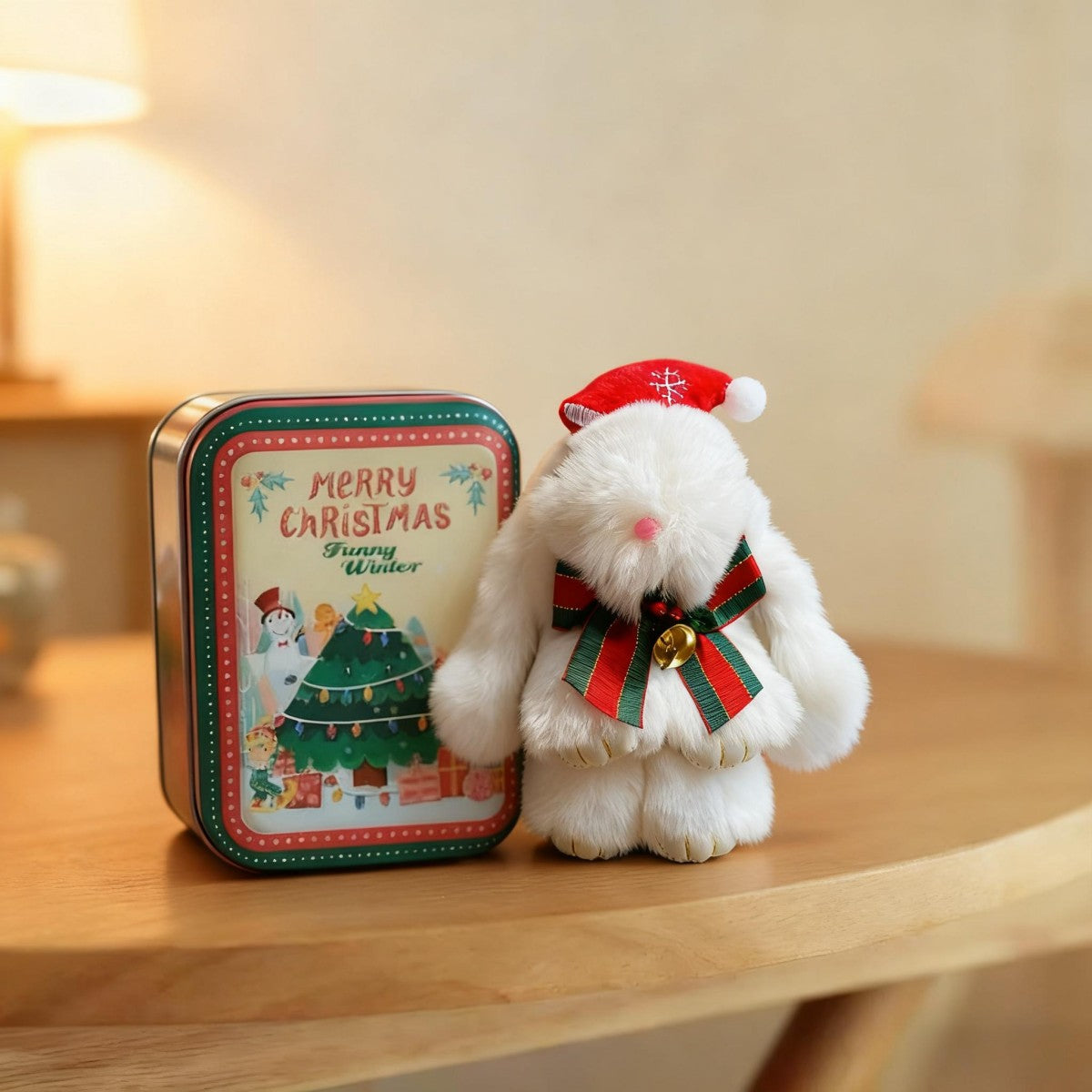 Meet your new favorite accessory — our handmade plush bunny keychain! 🐰