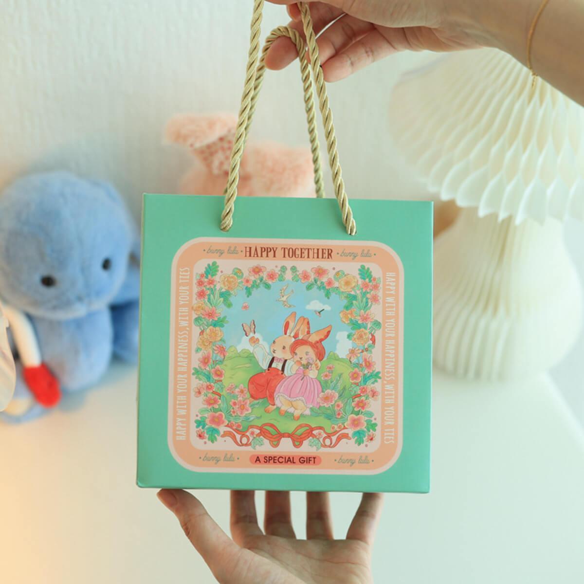 Handmade Cute Plush Bunny Keychain