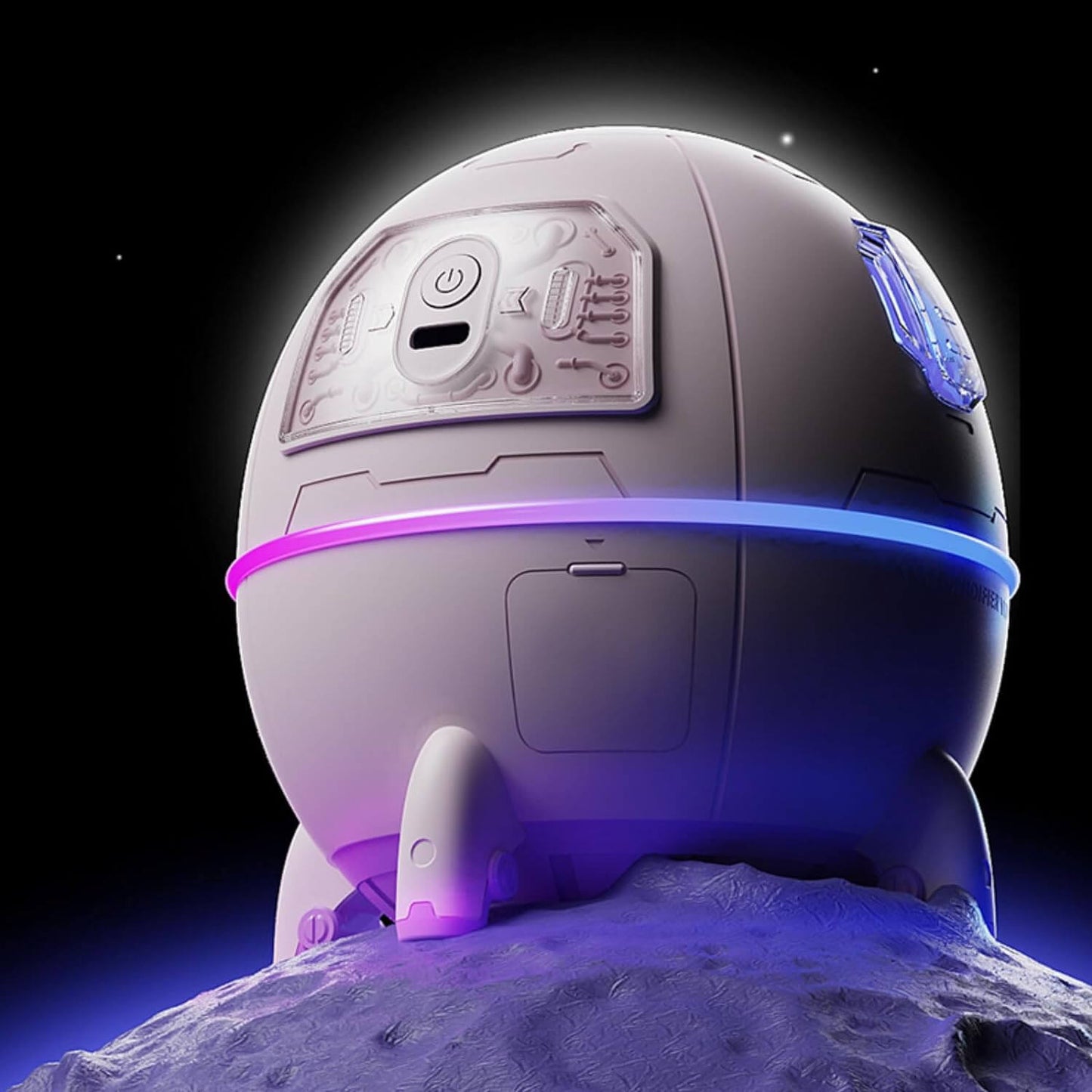 🚀 Explore the cosmos with our standard-sized Space Lunar Exploration Humidifier. 🚀