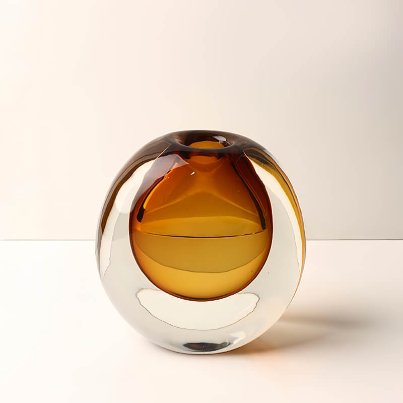 Color Spectrum Glass Vase