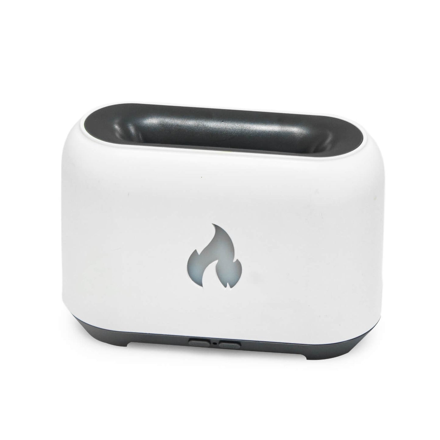 Explore the sleek and modern design of our Colorful Flame Aroma Humidifier.