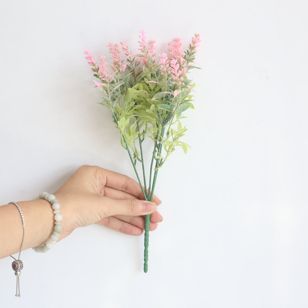 A patch of dreamy pink lavender, like a dreamy sky.