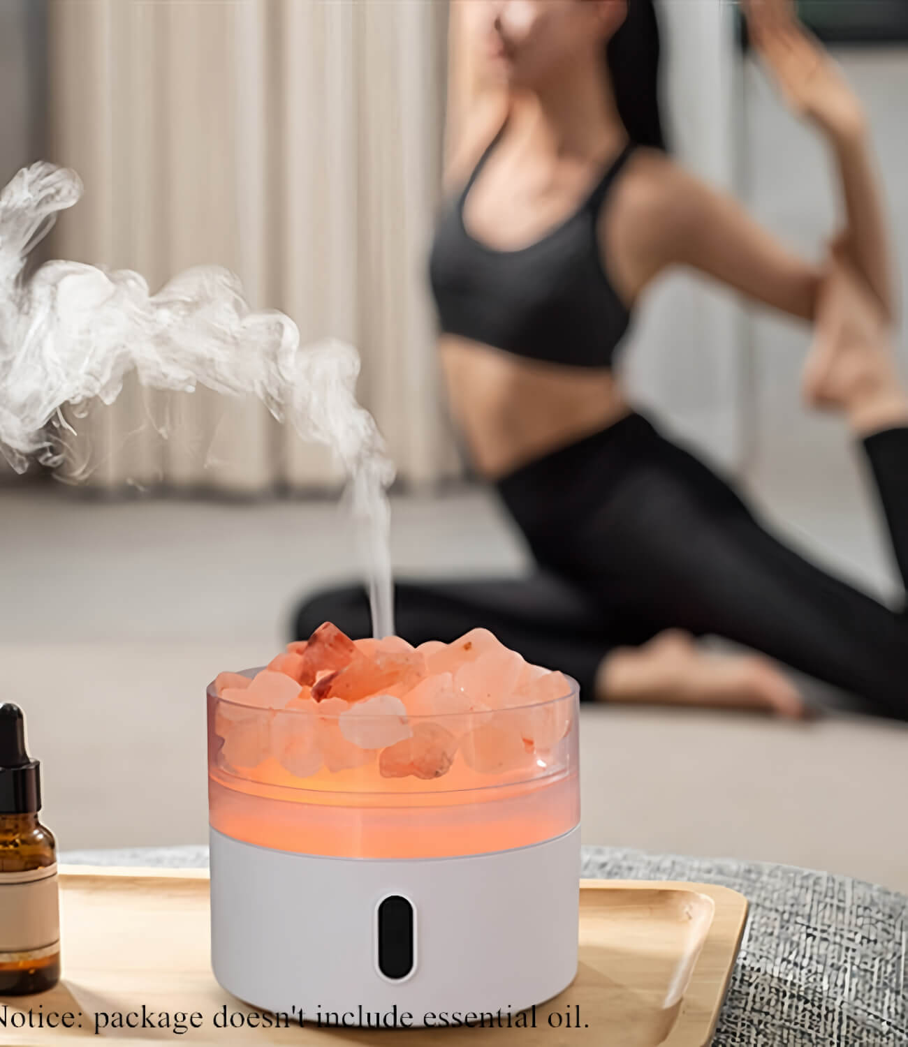 Relaxing Salt Stone Diffuser in Action.