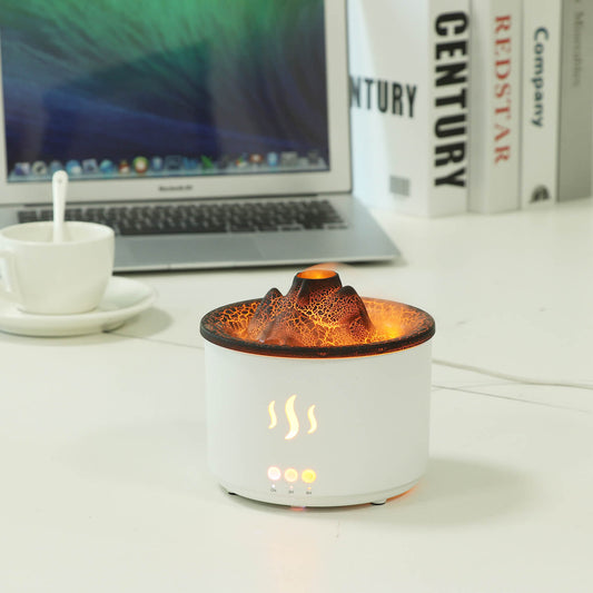 Enhance your space with the soothing ambiance of our Volcano Aroma Humidifier.