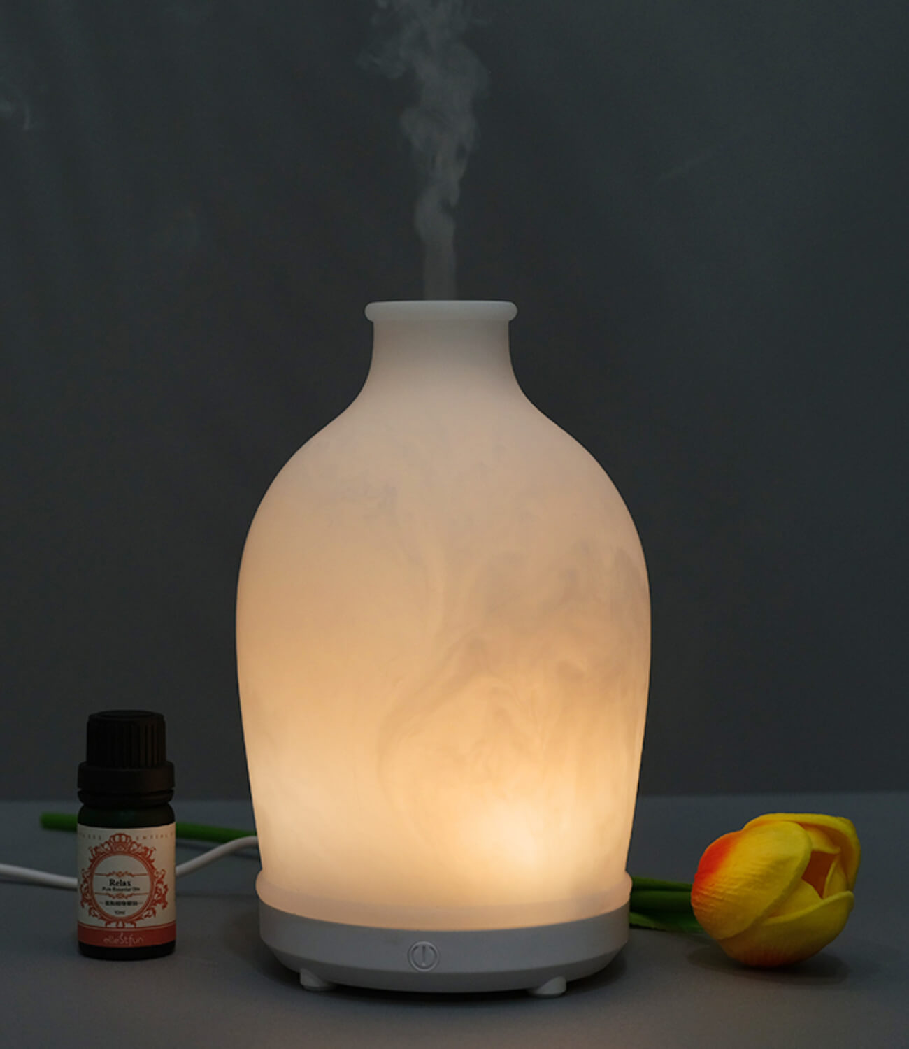 SereneVase Diffuser - Tranquil Ambiance for Mindful Moments.