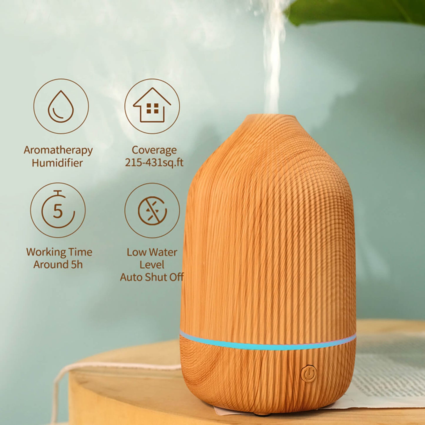 SereneVase Aroma Diffuser - Create a Tranquil and Cozy Ambiance.
