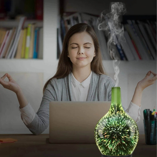 Utilizing ultrasonic technology, it blends essential oils with water molecules, releasing a wholesome aroma.