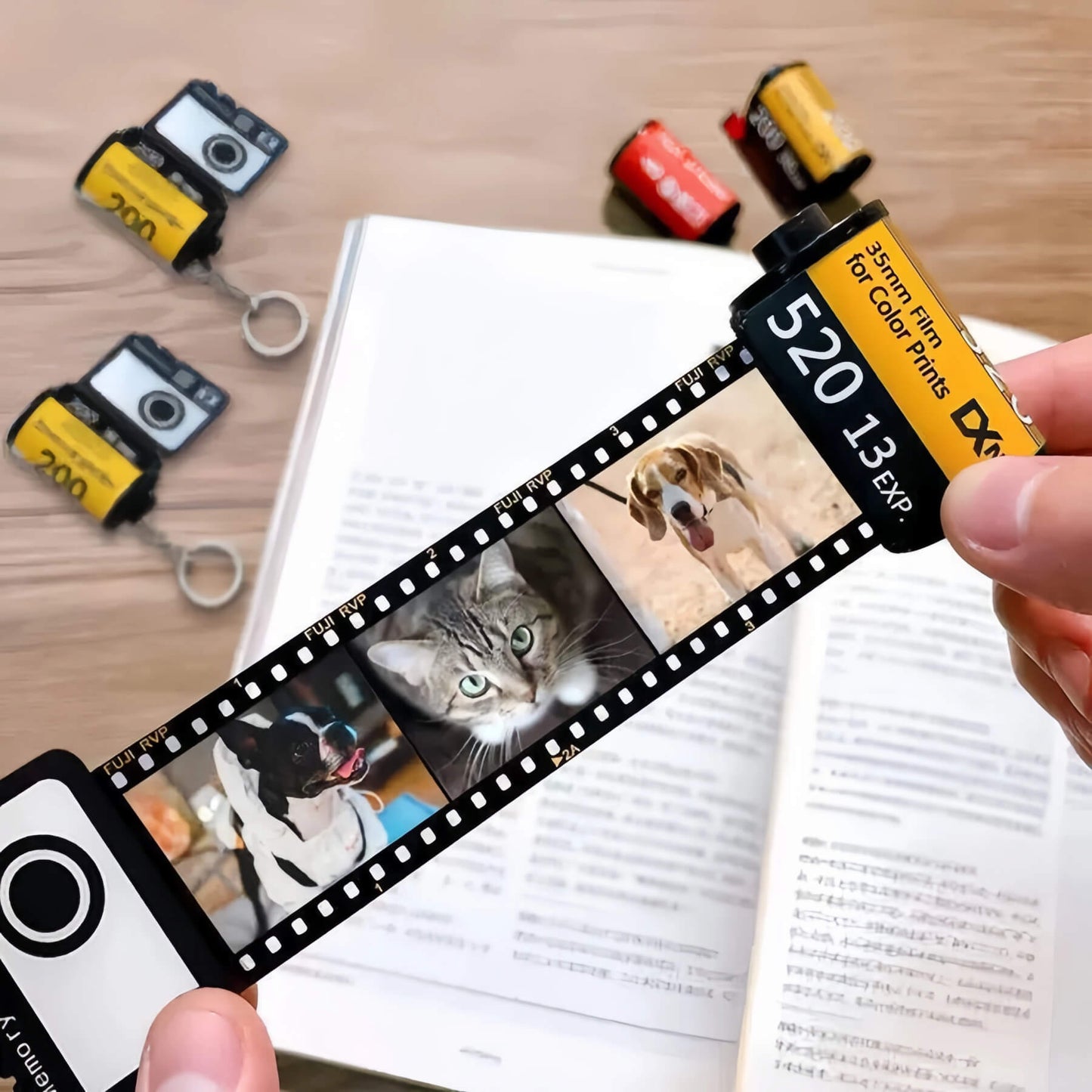 Custom Film Roll Keychain