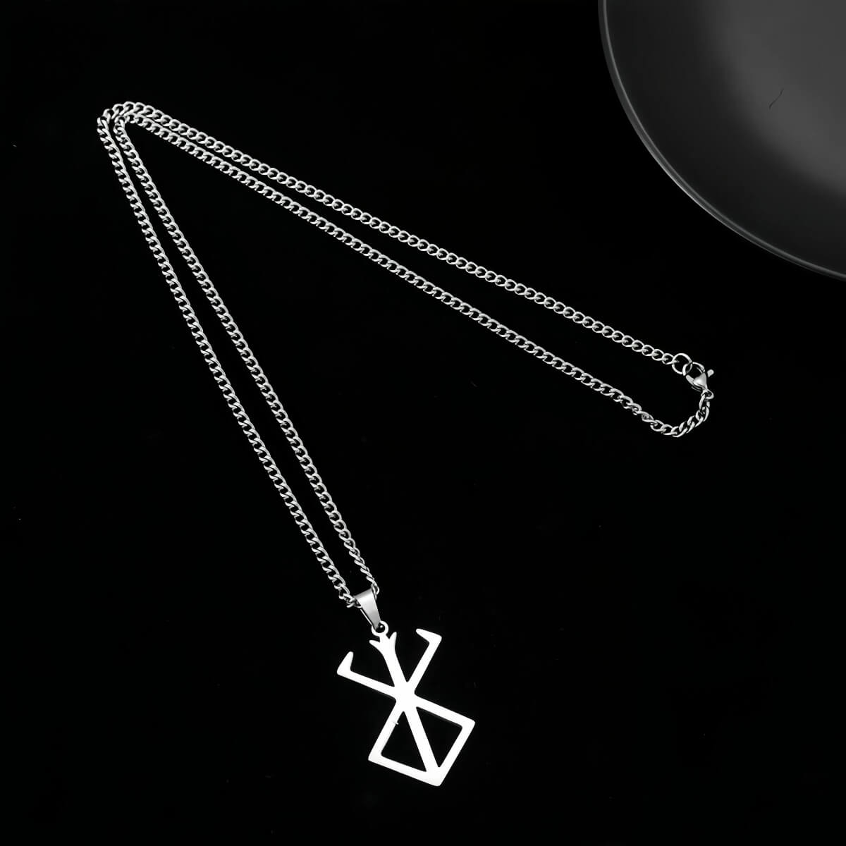 Dark Power Cross Pendant Necklace