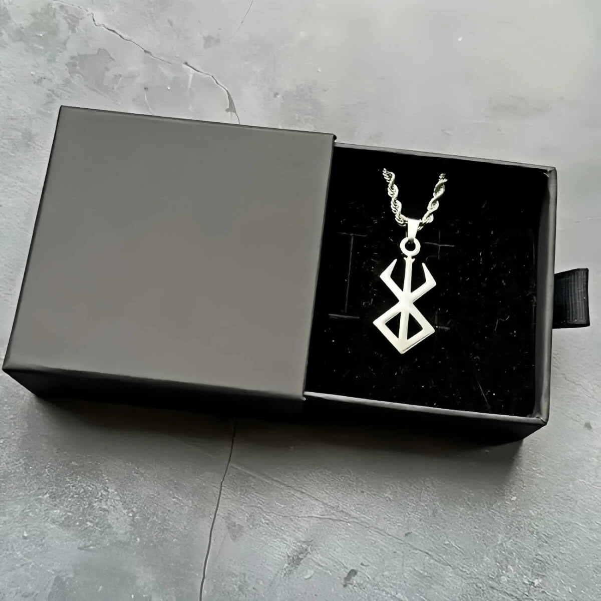 Dark Power Cross Pendant Necklace