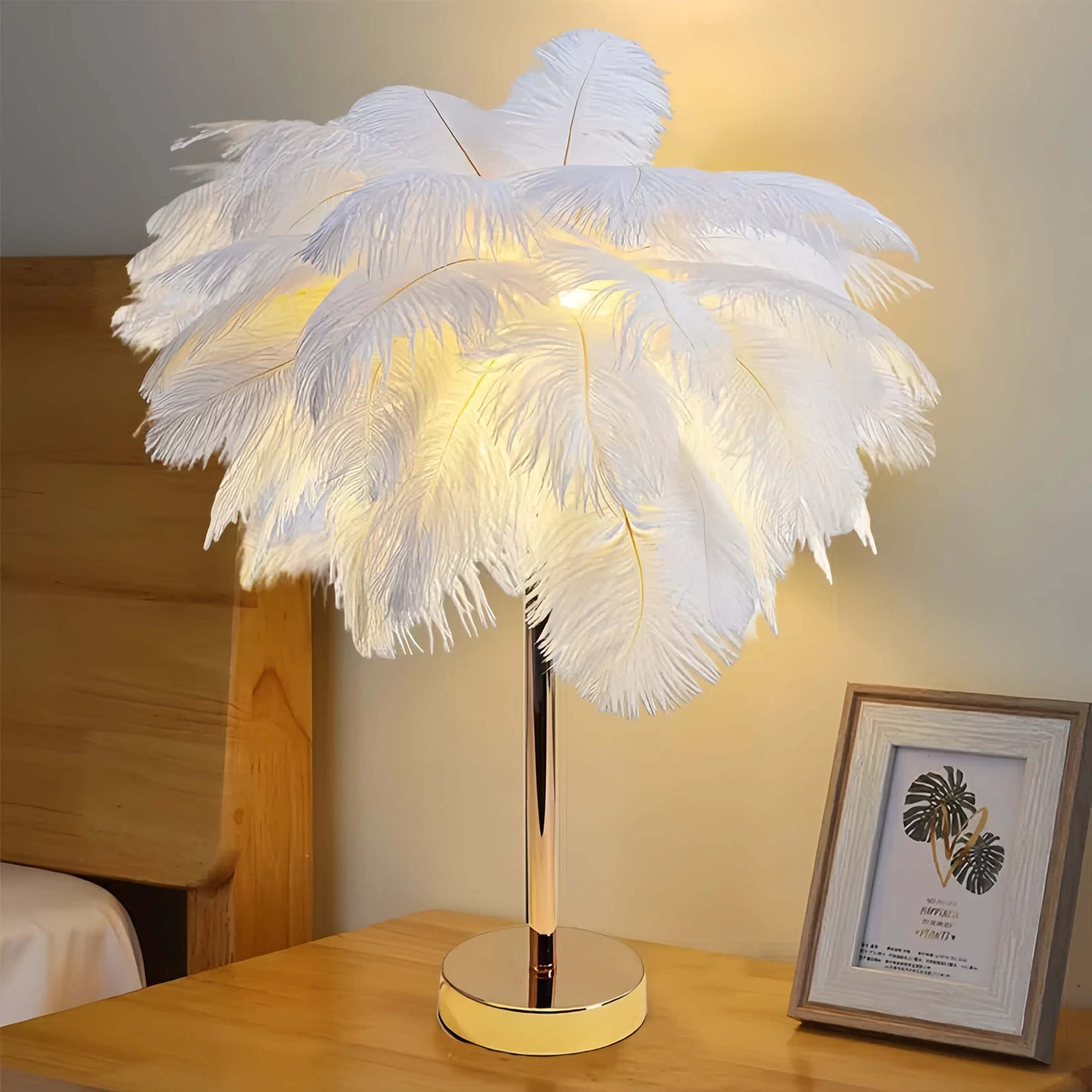 Feather Table Lamp