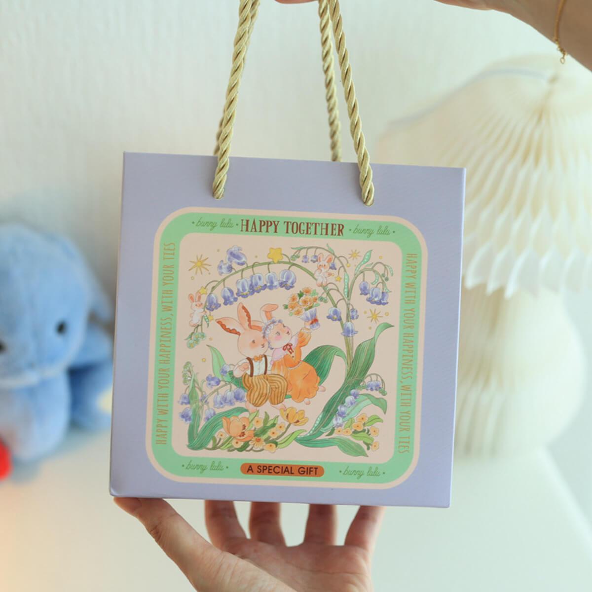 Handmade Cute Plush Bunny Keychain