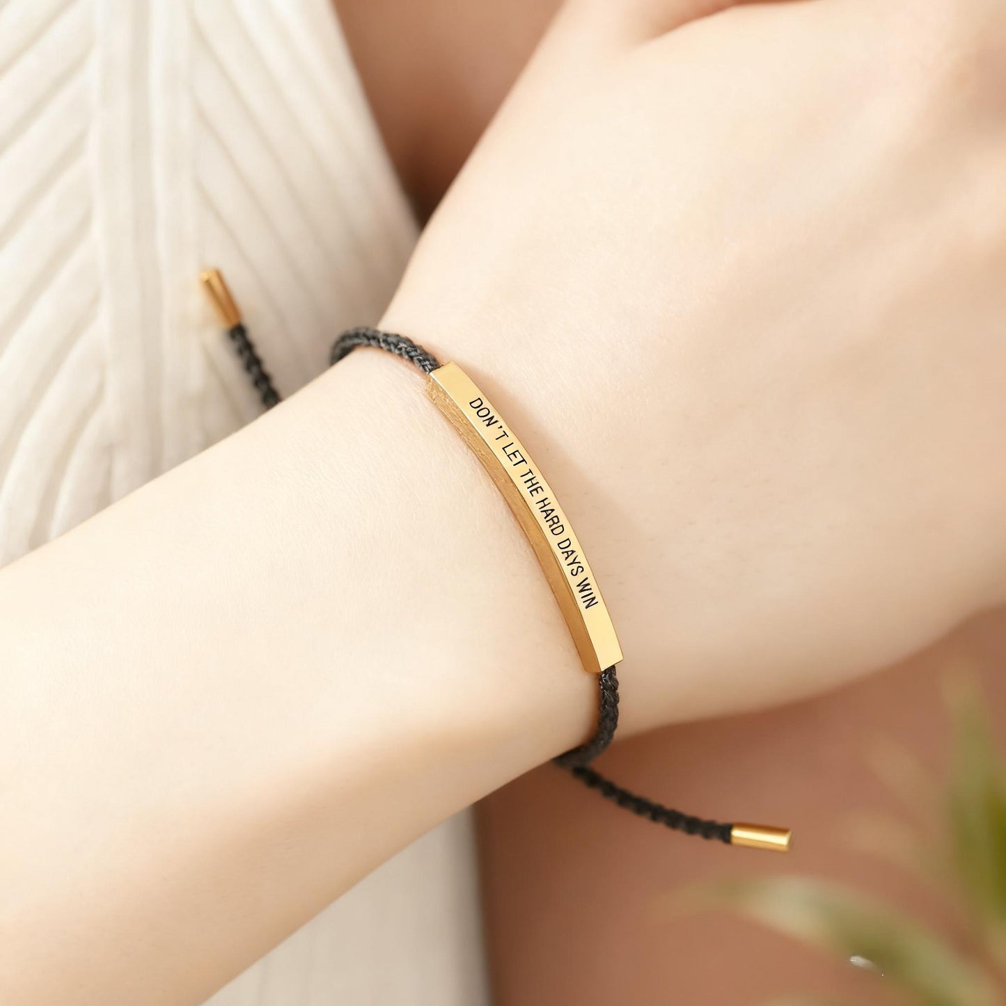 Don’t Let the Hard Days Win” Bracelet – Meaningful Gift of Strength & Encouragement