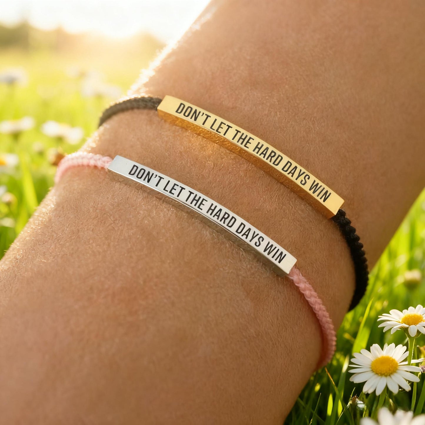 Don’t Let the Hard Days Win” Bracelet – Meaningful Gift of Strength & Encouragement