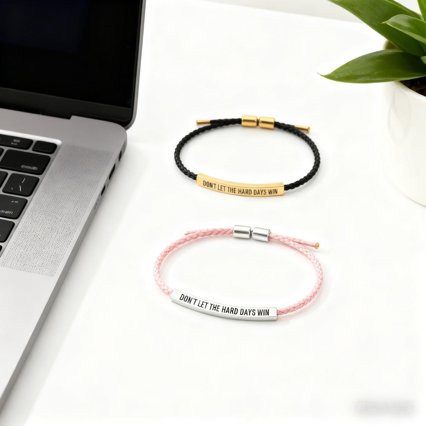 Don’t Let the Hard Days Win” Bracelet – Meaningful Gift of Strength & Encouragement