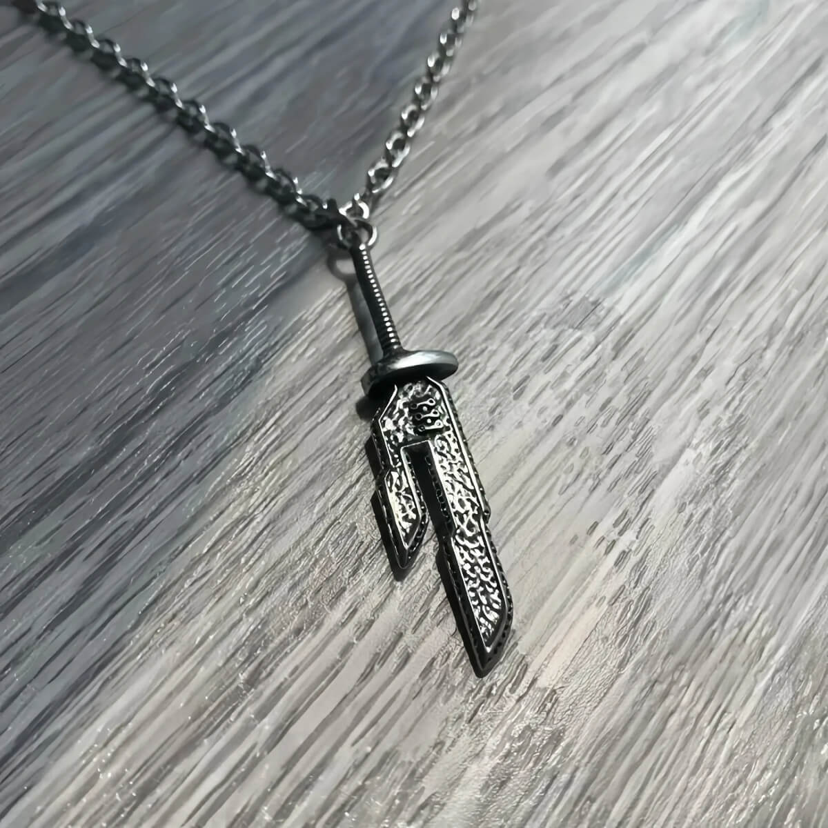 Mystical Weapon Pendant Necklace - Handmade Fantasy Necklace