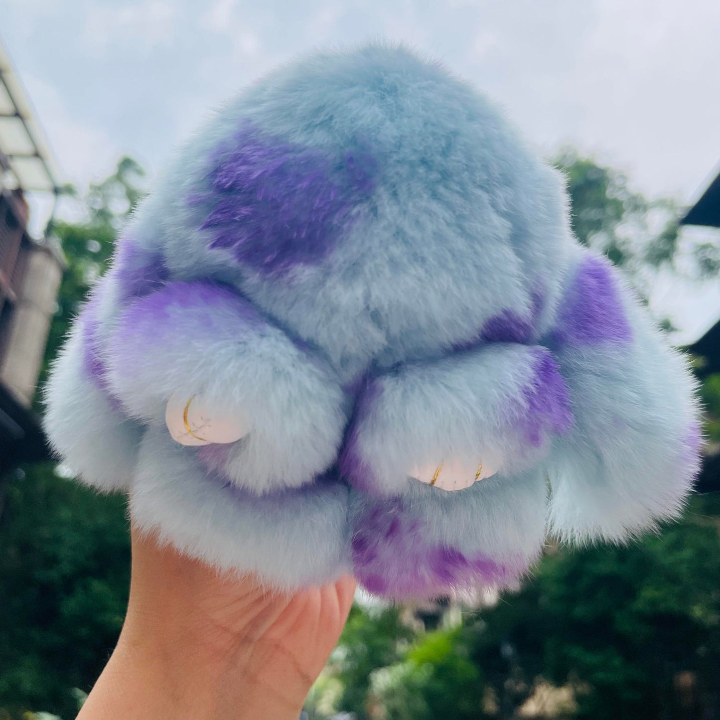 Handmade Cute Plush Bunny Keychain