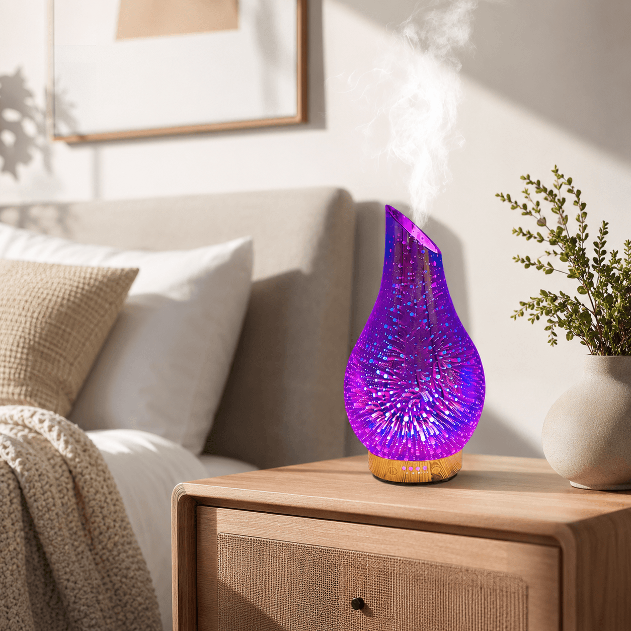 Firework Night Light 3D Aroma Diffuser
