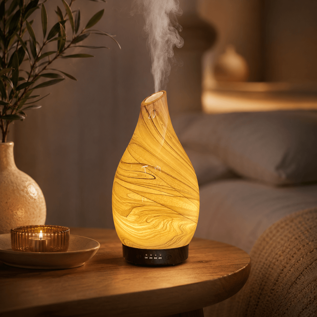 Firework Night Light 3D Aroma Diffuser