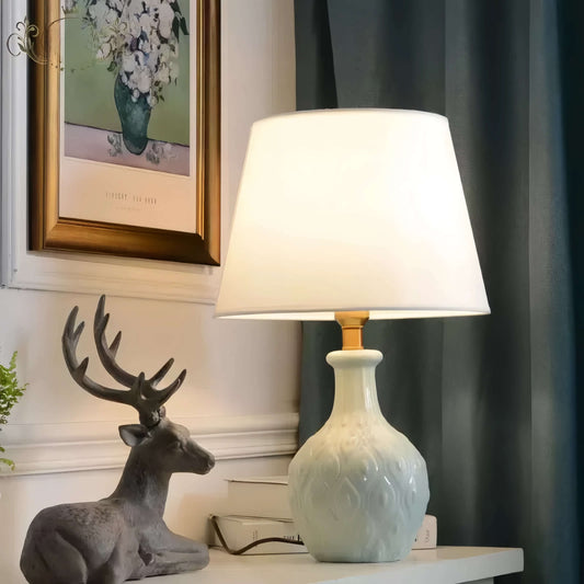 Handcrafted Ceramic Art Table Lamp