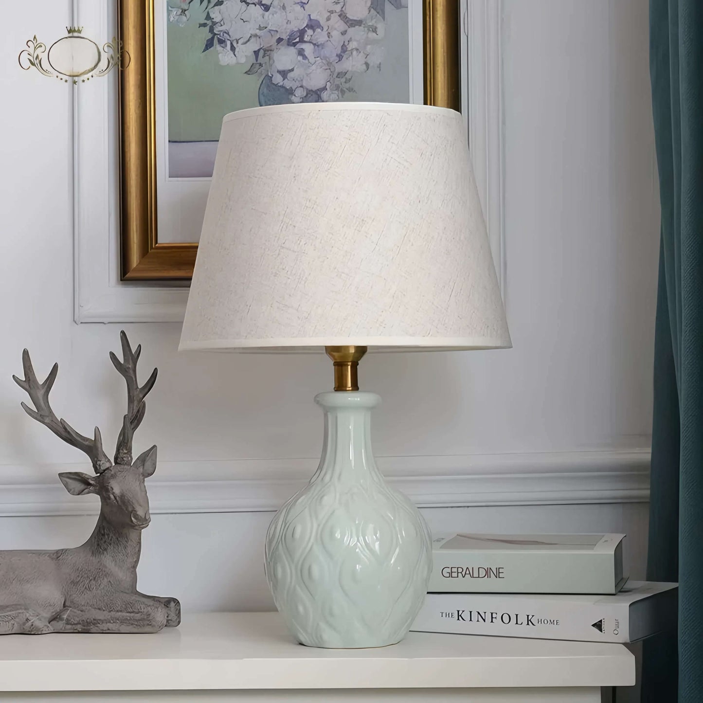 Handcrafted Ceramic Art Table Lamp