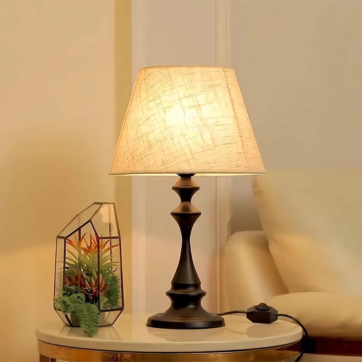 Control Table Lamp with Adjustable Lighting