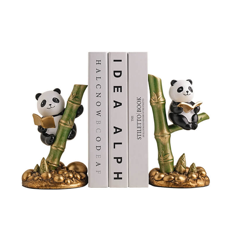 Panda bookend type A white background photo