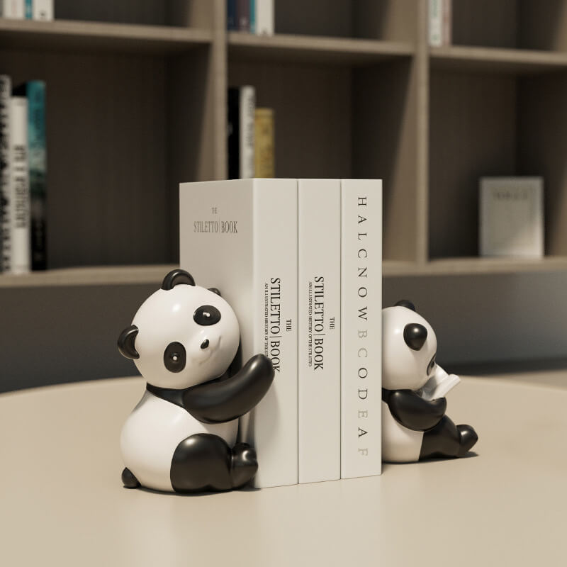 Panda bookend type B display photo 1