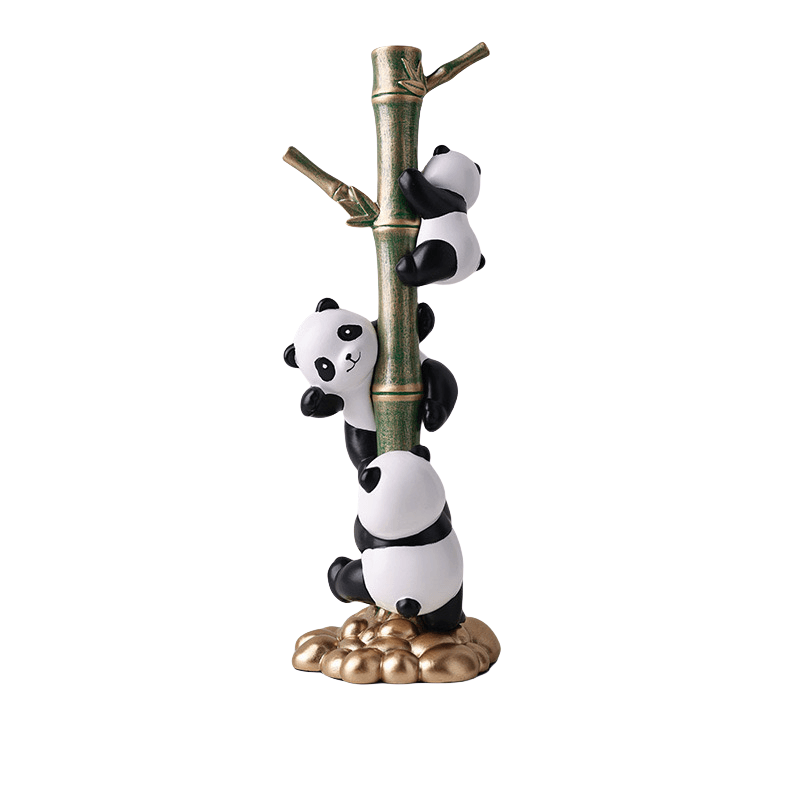 Panda key holder type B white background photo