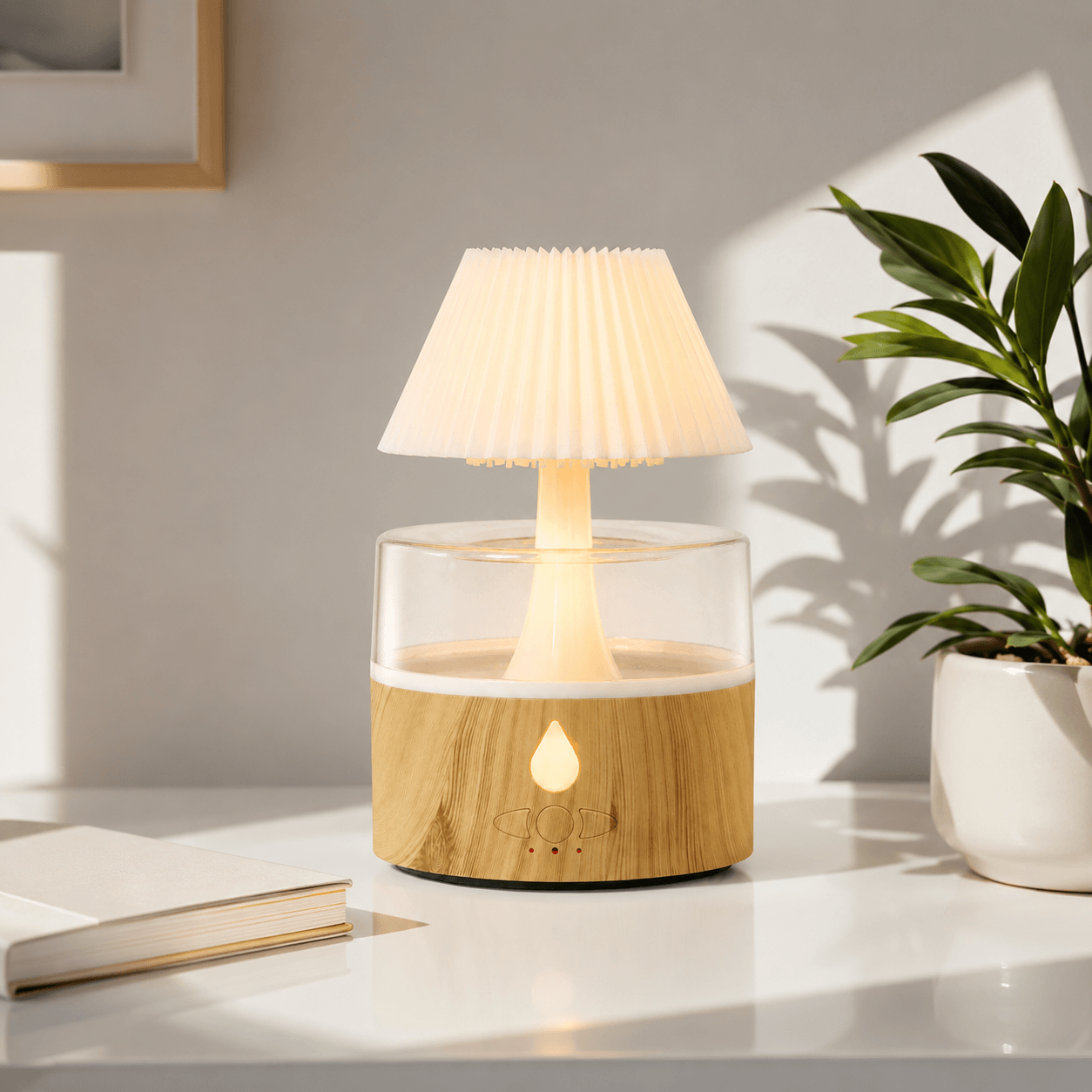 Humidificateur et diffuseur en forme de nuage de pluie